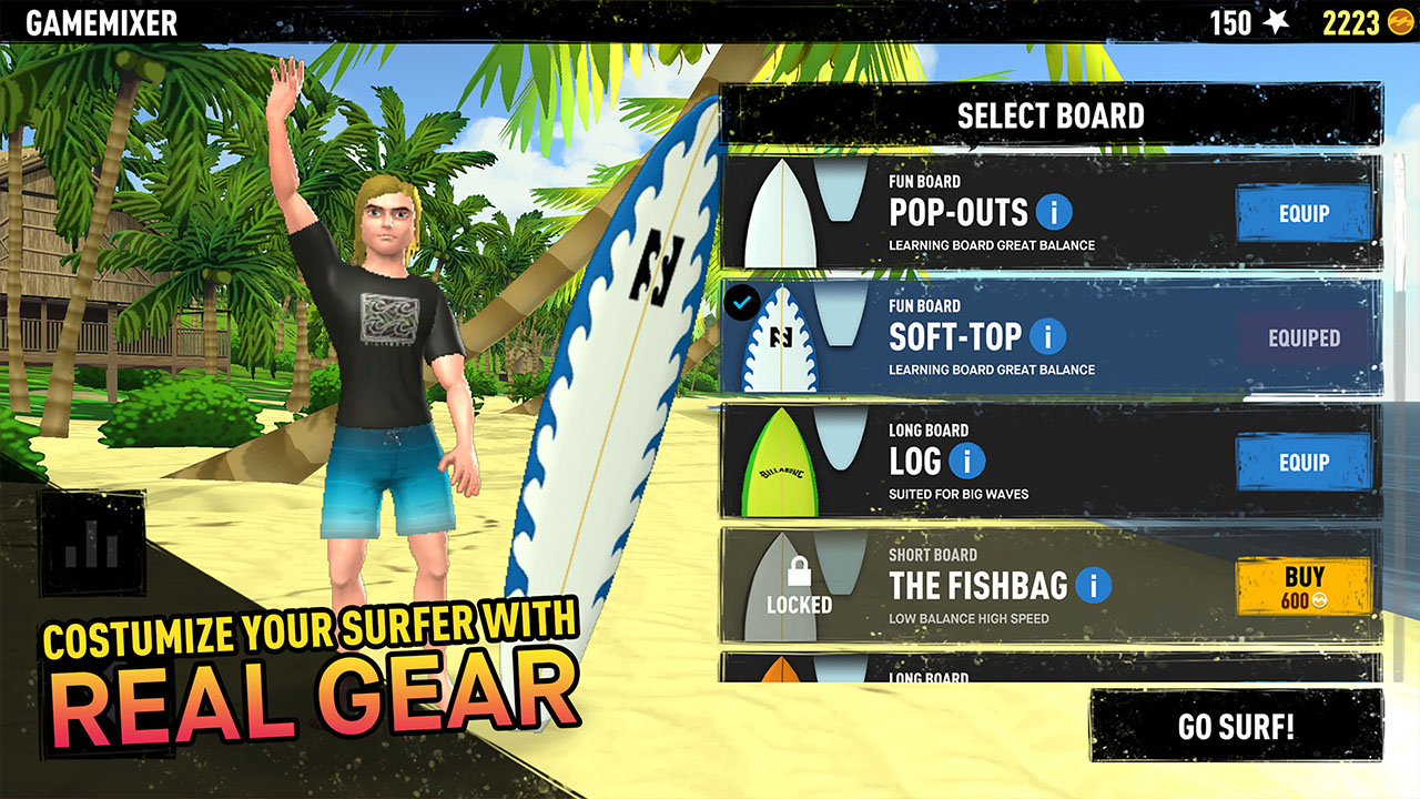 billabong surf trip 2 screenshot