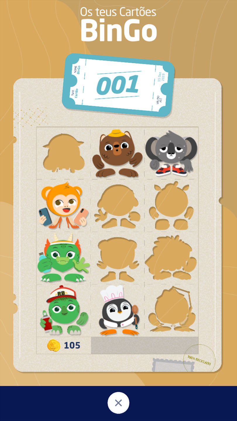 recycle bingo screenshot