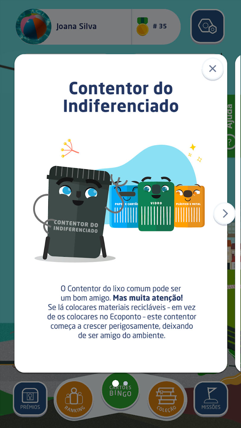 recycle bingo screenshot